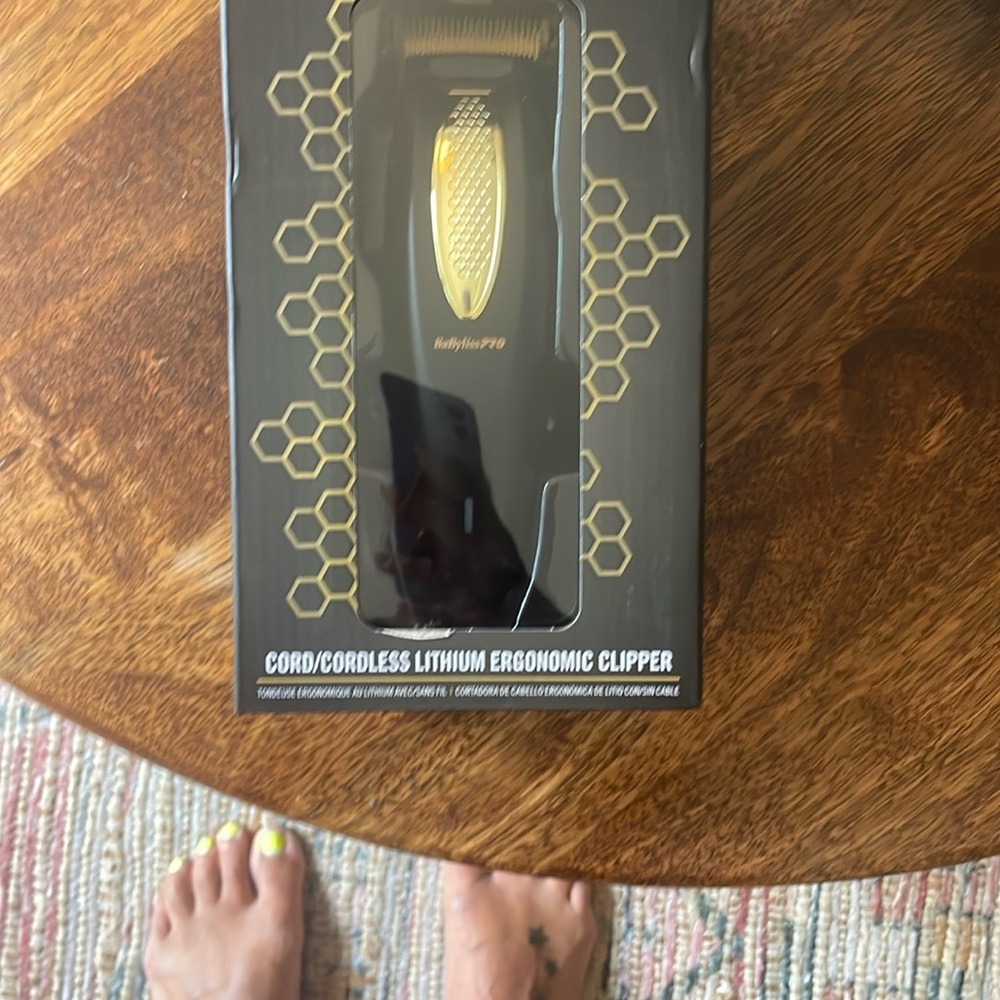 BaBylissPRO Black and Gold Cordless Clipper